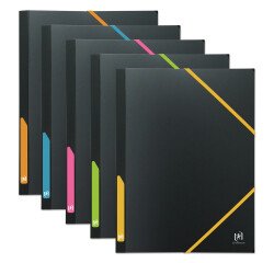 Chemise elastique Oxford for student a4 polypro opaque assorti