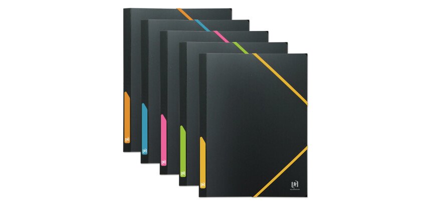 Chemise elastique Oxford for student A4 polypro opaque assorti