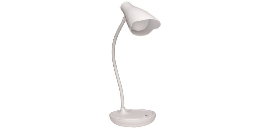 Lampe de bureau led Unilux Ukky, blanc