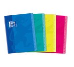 Répertoire Oxford Color Life 17x22cm grands carreaux Seyès 96 pages agrafées couverture carte coloris assortis