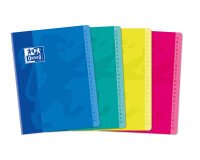 Répertoire Oxford color life 17x22cm grands carreaux seyès 96 pages agrafées couverture carte coloris assortis