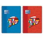 Cahier vocabulaire Oxford color life a5 réglure spécial vocabulaire 96 pages reliure spirale couverture carte coloris assortis