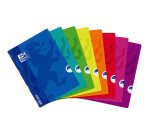 Cahier OpenFlex A4 grands carreaux Seyès 96 pages agrafées couverture polypro
