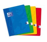 Carnet Oxford Color Life 17x22cm grands carreaux Seyès 192 pages brochées couverture carte coloris assortis