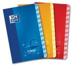 Répertoire Oxford Infinium 9x14cm petits carreaux 5mm 96 pages agrafées couverture synthétique coloris assortis