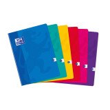 Cahier Oxford color life 24x32cm grands carreaux seyès 192 pages brochées couverture carte coloris assortis