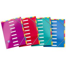 Trieur standard Oxford à double entrée color life a4 8 positions couverture carte coloris assortis