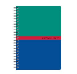 Carnet spirale Conquérant 10,5 x 14,8 cm 5 x 5 mm 100 pages