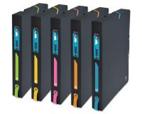 Boite Oxford for student 24x32 dos40 polypro  opaque assorti