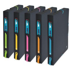 Boite Oxford for student 24x32 Dos40 polypro  opaque assorti
