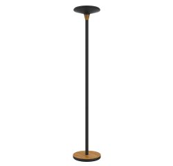 Lampadaire baly bamboo Unilux led prise europe noir