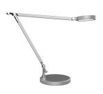 Lampe de bureau Led Unilux senza2 gris métal/chrome prise Europe