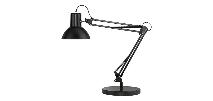 Lampe de bureau led Unilux success 66 noir prise europe