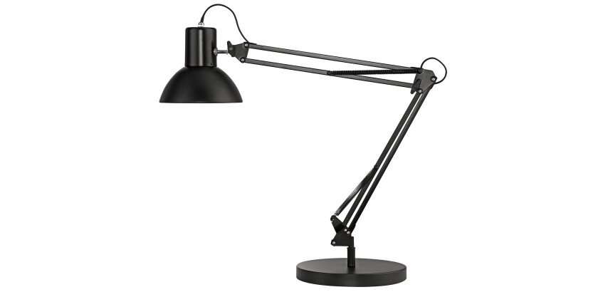 Lampe de bureau Led Unilux success 80 noir prise Europe