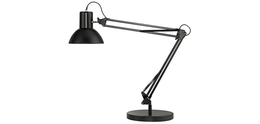 Lampe de bureau led Unilux success 80 noir prise europe