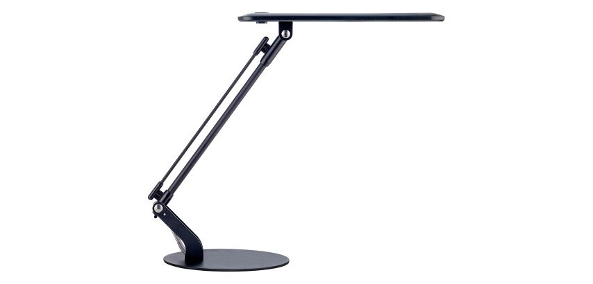 Lampe de bureau Led Unilux rumbaled noir prise Europe