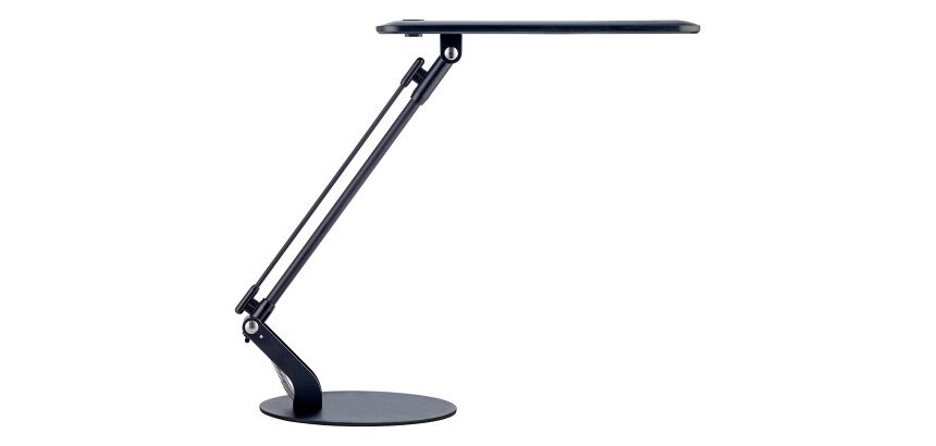 Lampe de bureau led Unilux rumbaled noir prise europe