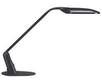 Lampe de bureau Led Unilux duo noir prise Europe