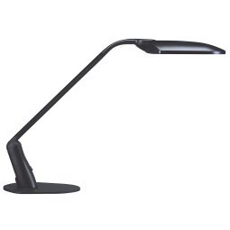 Lampe de bureau led Unilux duo noir prise europe