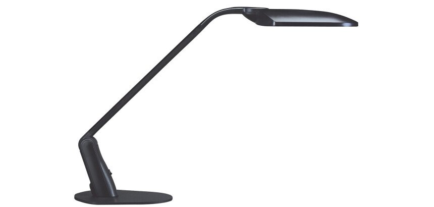 Lampe de bureau led Unilux duo noir prise europe
