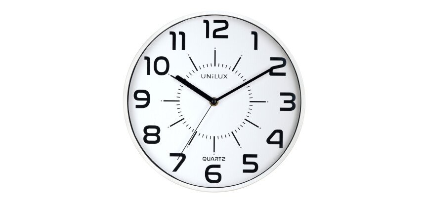 Pendule Unilux pop blanc