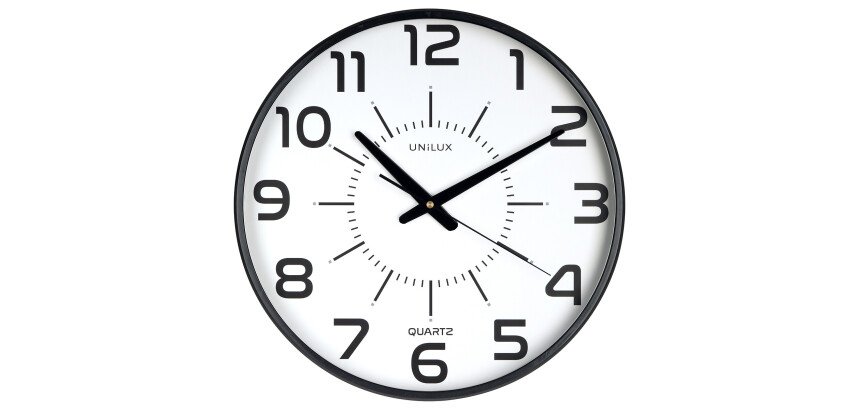 Pendule Unilux maxi pop noir