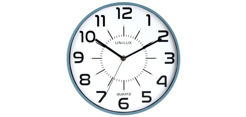 Pendule Unilux pop bleu