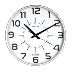 Pendule Unilux maxi pop gris métal