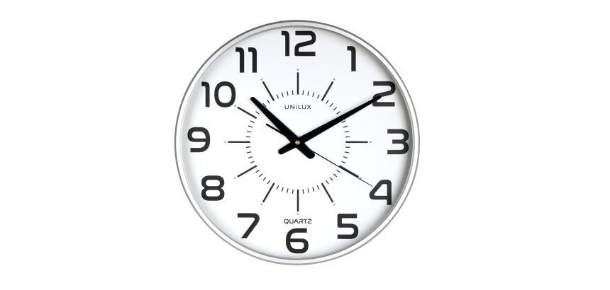 Pendule Unilux maxi pop gris métal