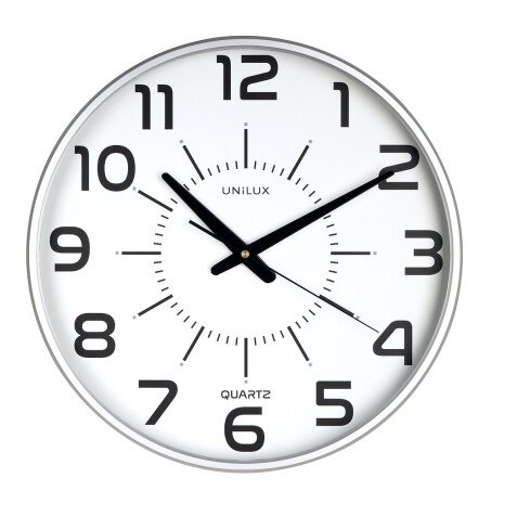 Pendule Unilux maxi pop gris métal