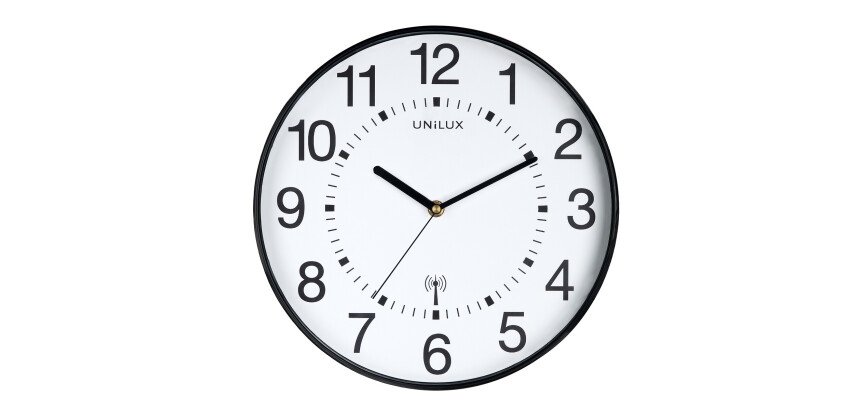 Pendule Unilux maxi wave noir