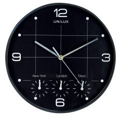 Pendule Unilux on time noir