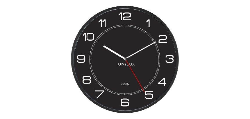 Pendule Unilux méga noir