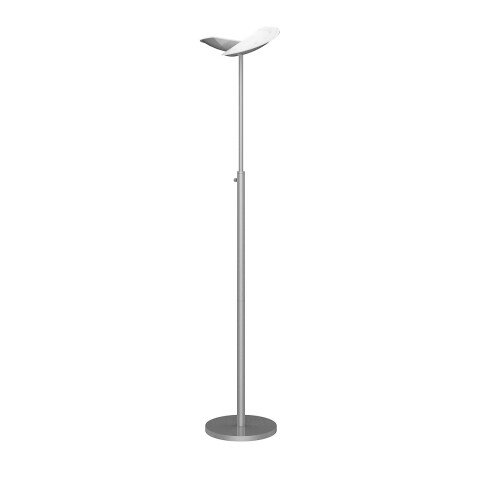 Lampadaire led Unilux zelux gris métal prise europe