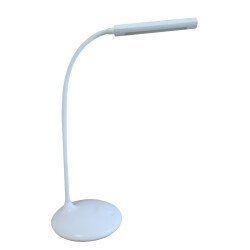 Lampe de bureau led Unilux nelly blanc prise europe