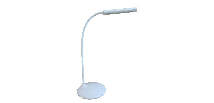 Lampe de bureau Led Unilux Nelly blanc prise Europe