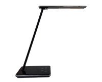 Lampe de bureau Led Unilux linka noir prise Europe