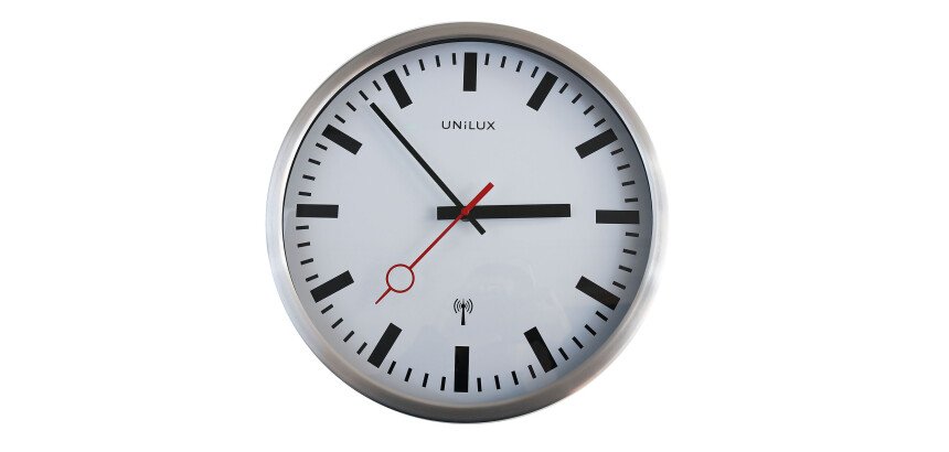 Pendule Unilux de bureau station métal