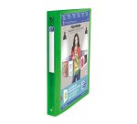 Classeur Oxford polyvision a4 dos 30mm 4 anneaux ronds couverture polypro translucide coloris assortis
