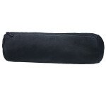 Fourre-tout rond Oxford cuir huile noir