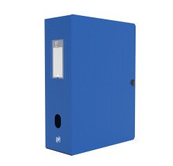 Boîte Oxford grande capacité Memphis 24x32cm dos 100mm avec bouton pression couverture polypro