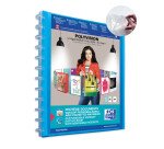 Protège-documents Oxford Variozip Polyvision A4 40 vues / 20 pochettes amovibles couverture polypro