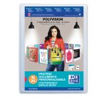Protège-documents Oxford Polyvision A4 40 vues / 20 pochettes couverture polypro tranlucide incolore