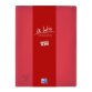 Protège-documents Oxford le lutin®  l'original a4 160 vues / 80 pochettes couverture pvc rouge