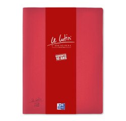 Protège-documents Oxford Le Lutin® L'Original A4 40 vues / 20 pochettes couverture PVC rouge