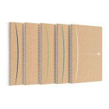 Cahier Oxford touareg integrale 210x297 180pages recycle ligne 7mm assorti