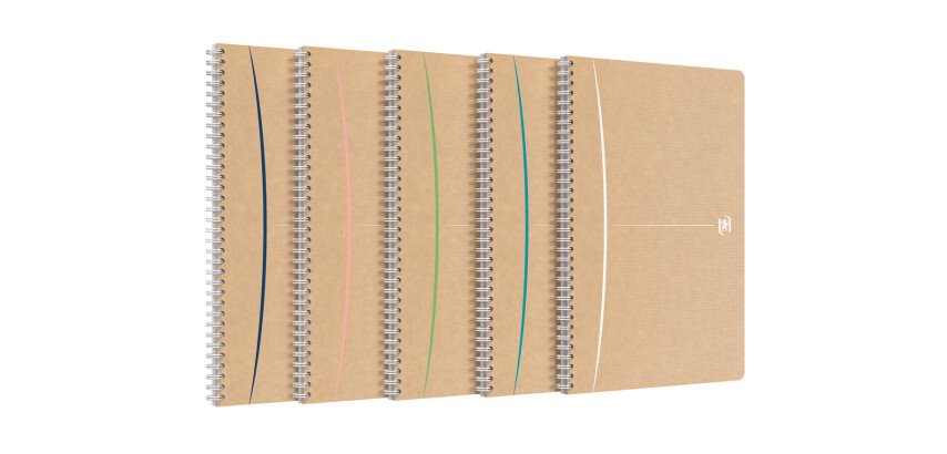 Cahier Oxford touareg integrale 210x297 180pages recycle ligne 7mm assorti