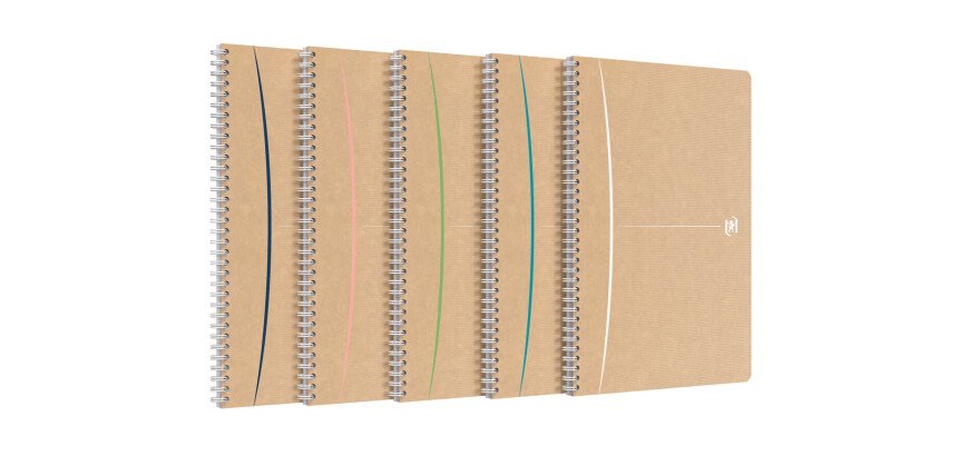 Cahier Oxford touareg integrale 210x297 180pages recycle ligne 7mm assorti