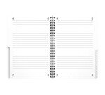 Répertoire Oxford office urban mix a5 ligné 7mm 180 pages reliure spirale couverture polypro coloris assortis