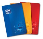 Carnet Oxford infinium 9x14cm petits carreaux 5mm 96 pages agrafées couverture synthétique coloris assortis